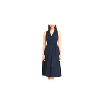 DKNY linen vest style dress NWT